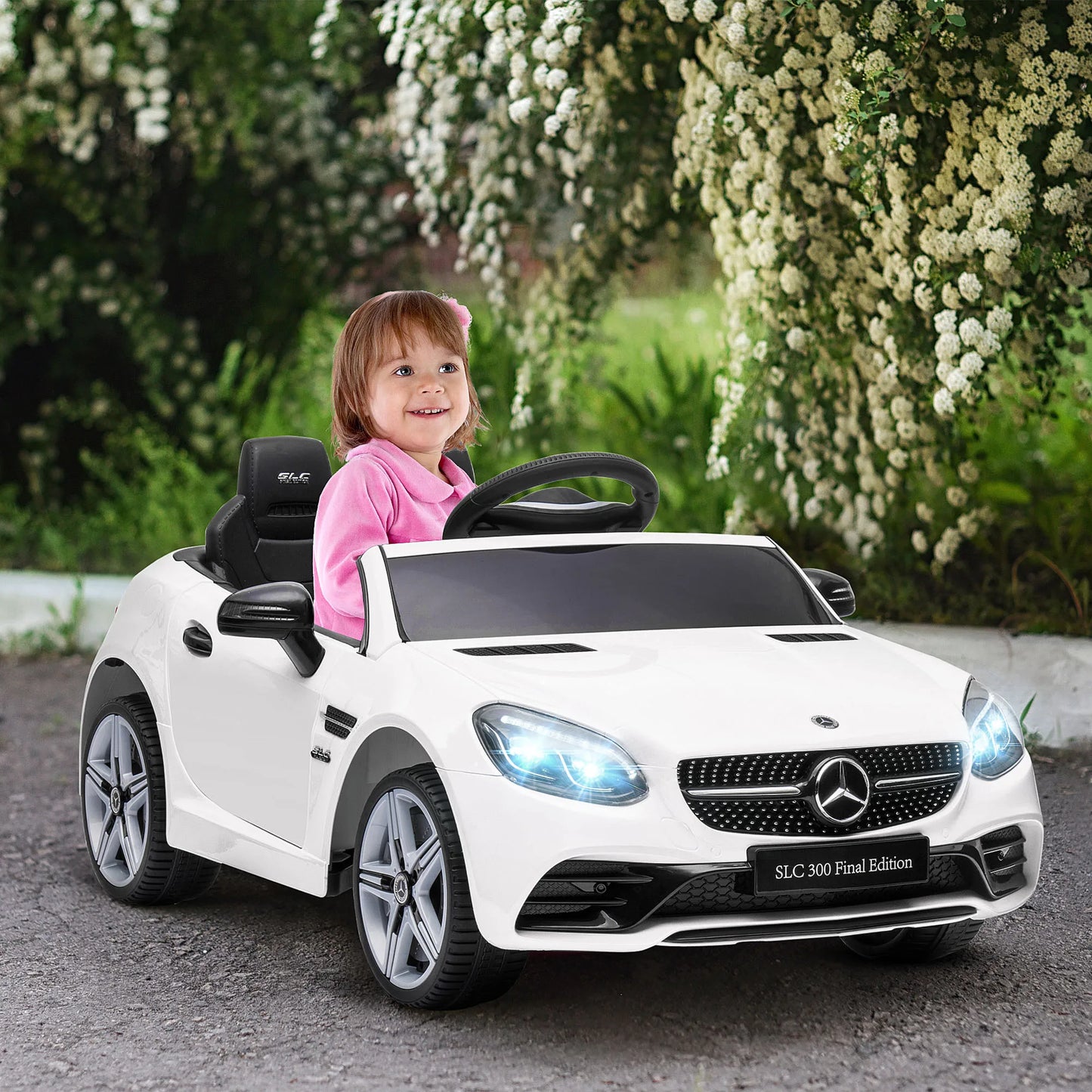 Voiture Électrique Enfant Phares LED et Klaxon