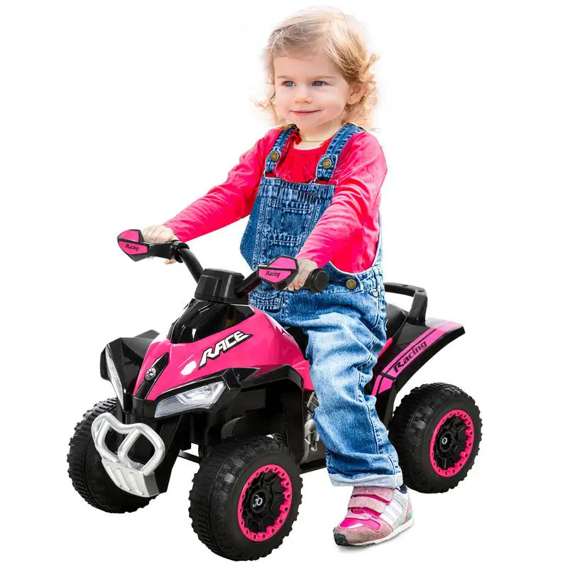 Quad Enfant à Pousser Musique Rose