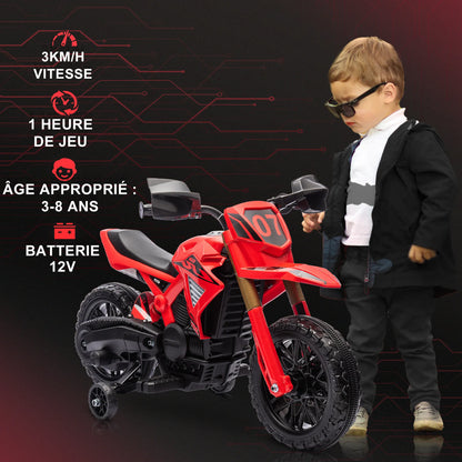 Moto Électrique Enfant Cross 2 Moteurs