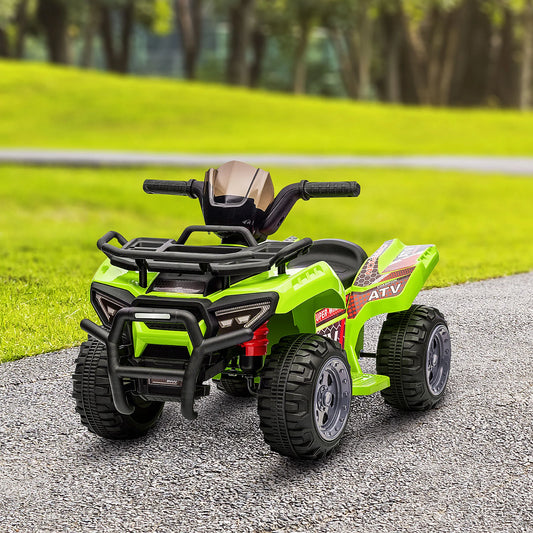 Quad Électrique Enfant Marche Avant Musique Vert