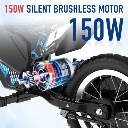 Moto Électrique Enfant 2 Vitesses Tout-Terrain