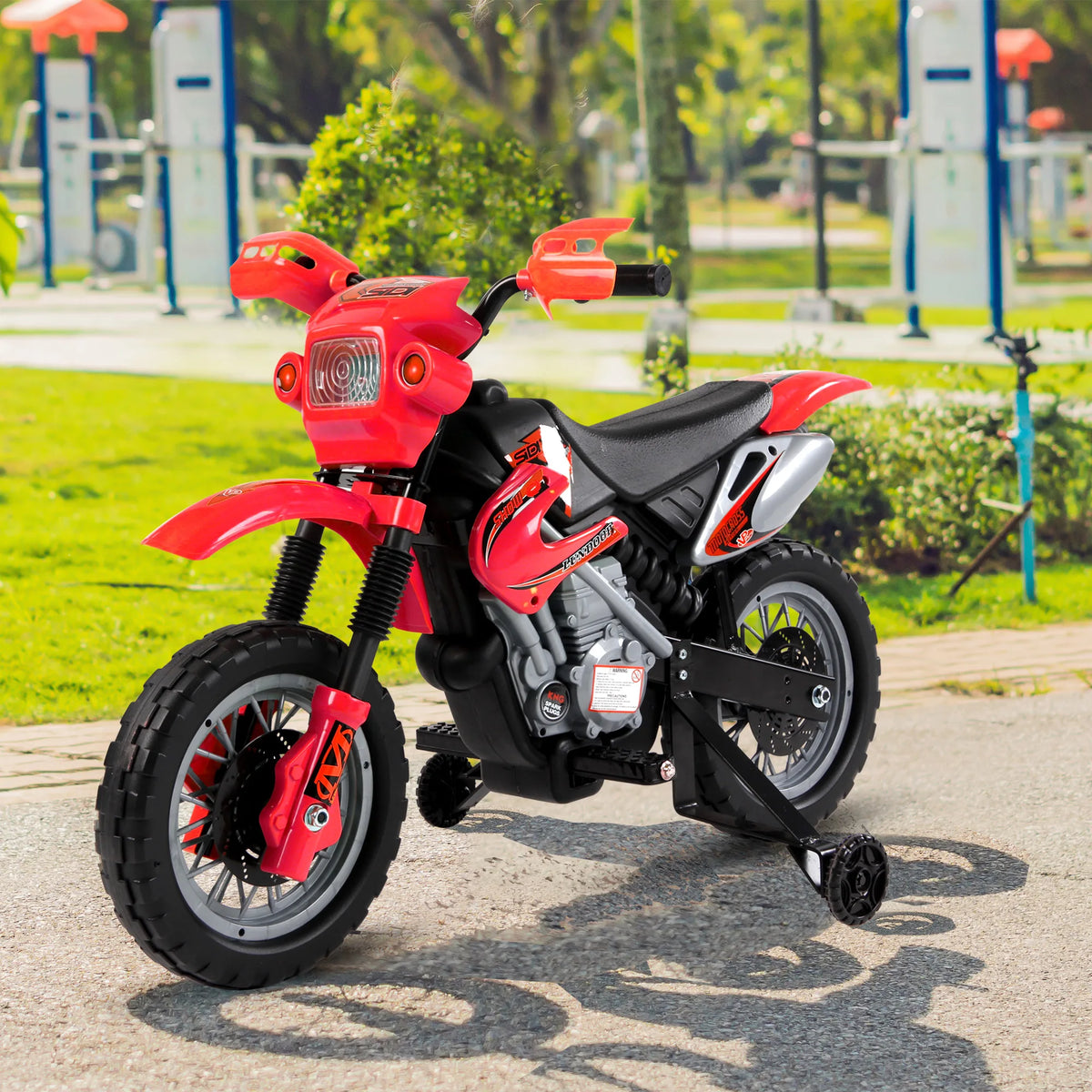 Moto Électrique Enfant Tout-Terrain Lumières et Musique