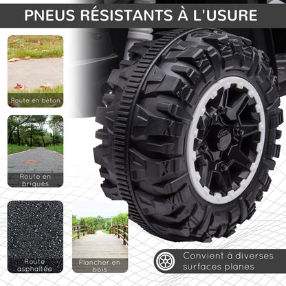 Quad Électrique Enfant 2 Moteurs Klaxon