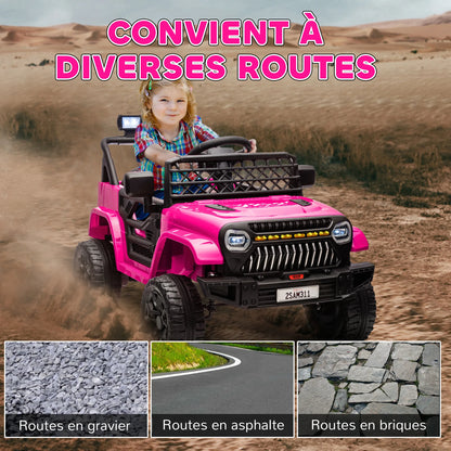 Voiture Électrique Enfant 4x4 Vitesse Réglable