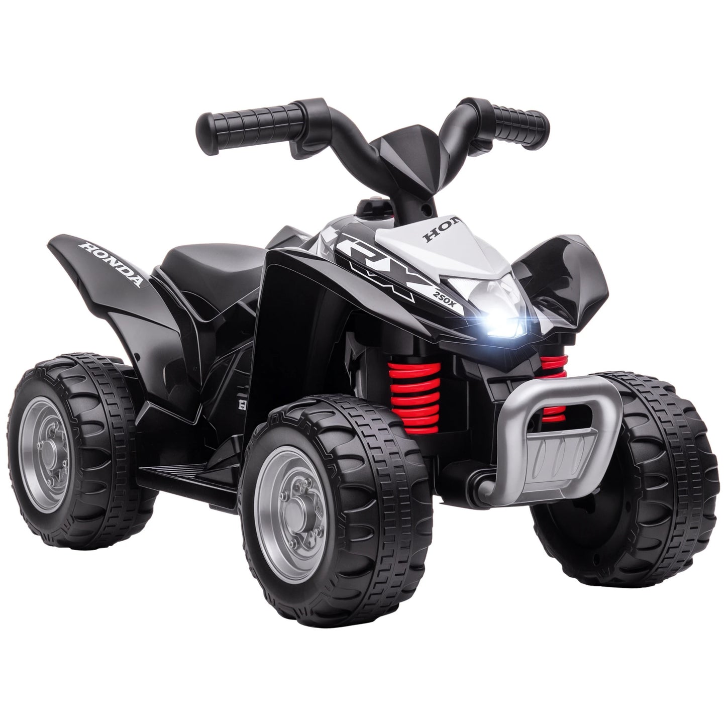 Quad Électrique Enfant Phares LED et Klaxon Noir