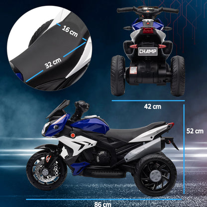 Moto Électrique Enfant 3 Roues Effets Lumineux