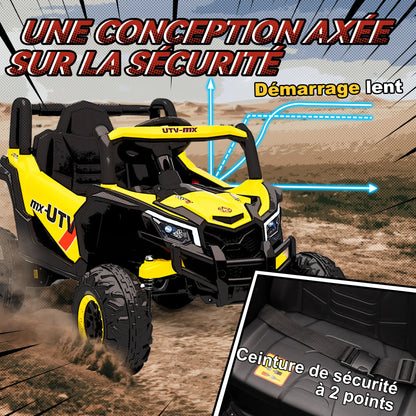 Voiture Électrique Enfant Buggy Démarrage Progressif