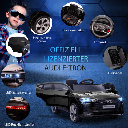 Voiture Électrique Enfant Poussette Ceinture Musicale
