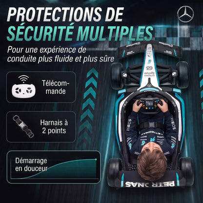 Voiture Électrique Enfant Kart 2 Moteurs 3 Vitesses