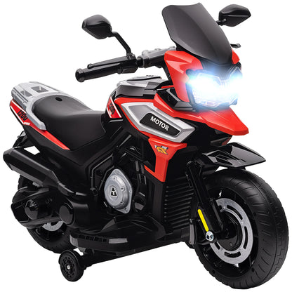 Moto Électrique Enfant Rétroviseur et Pédales