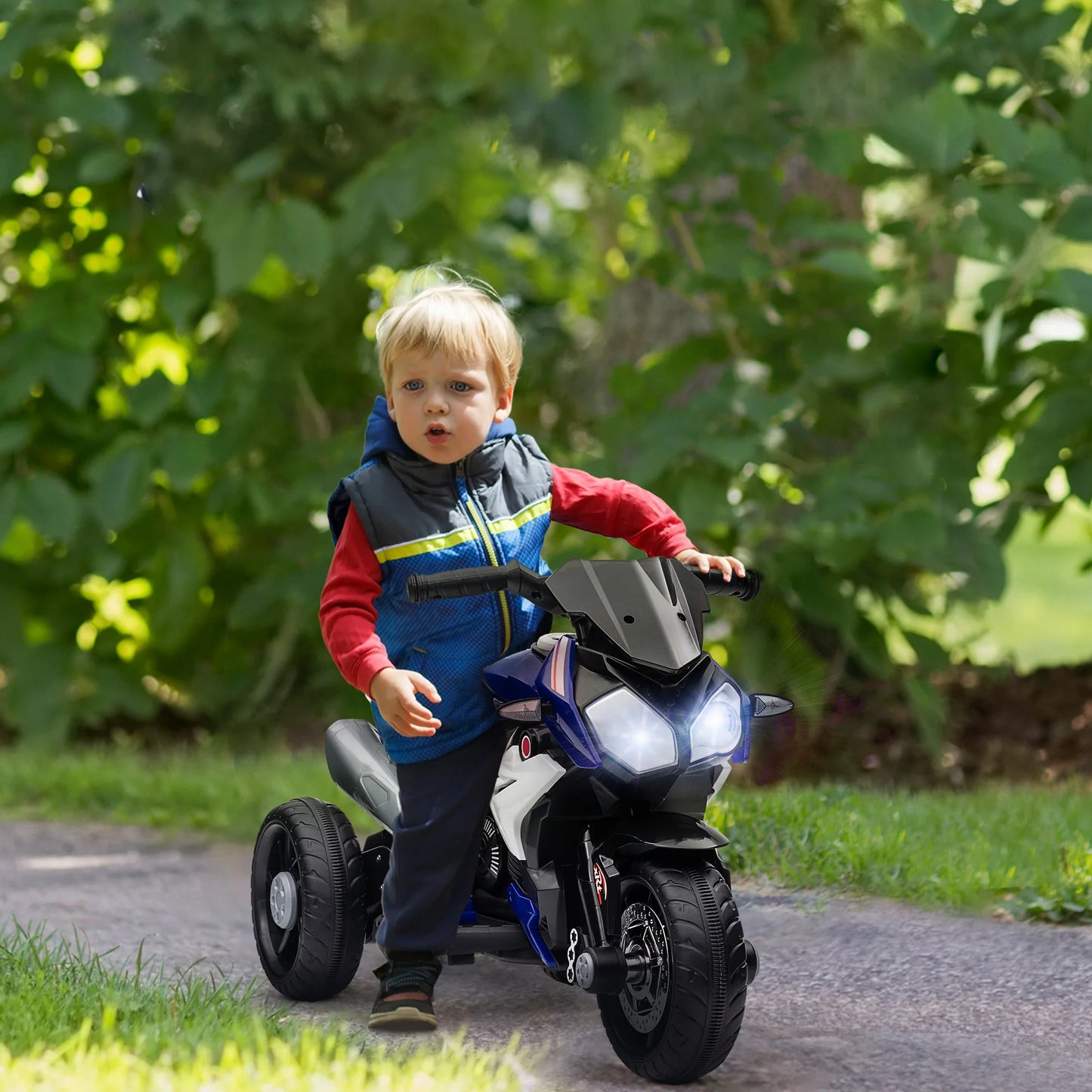 Moto Électrique Enfant 3 Roues Effets Lumineux