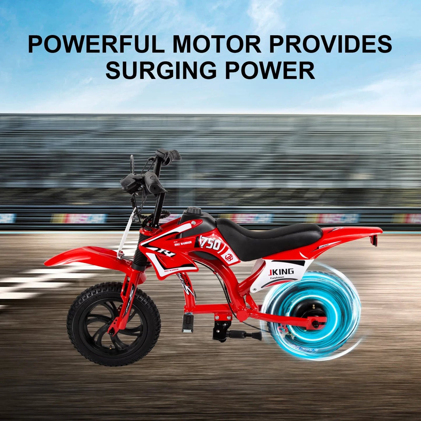 Moto Électrique Enfant Cross 200W Frein à Disque