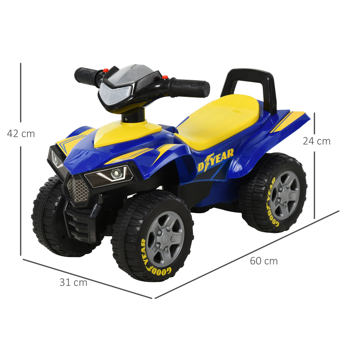 Quad Électrique Enfant Porteur Effets Lumineux