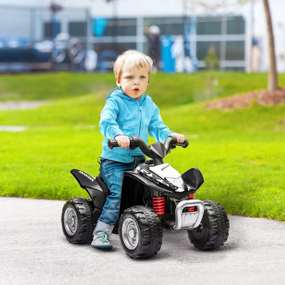 Quad Électrique Enfant Phares LED et Klaxon Noir
