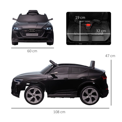 Voiture Électrique Enfant Poussette Ceinture Musicale