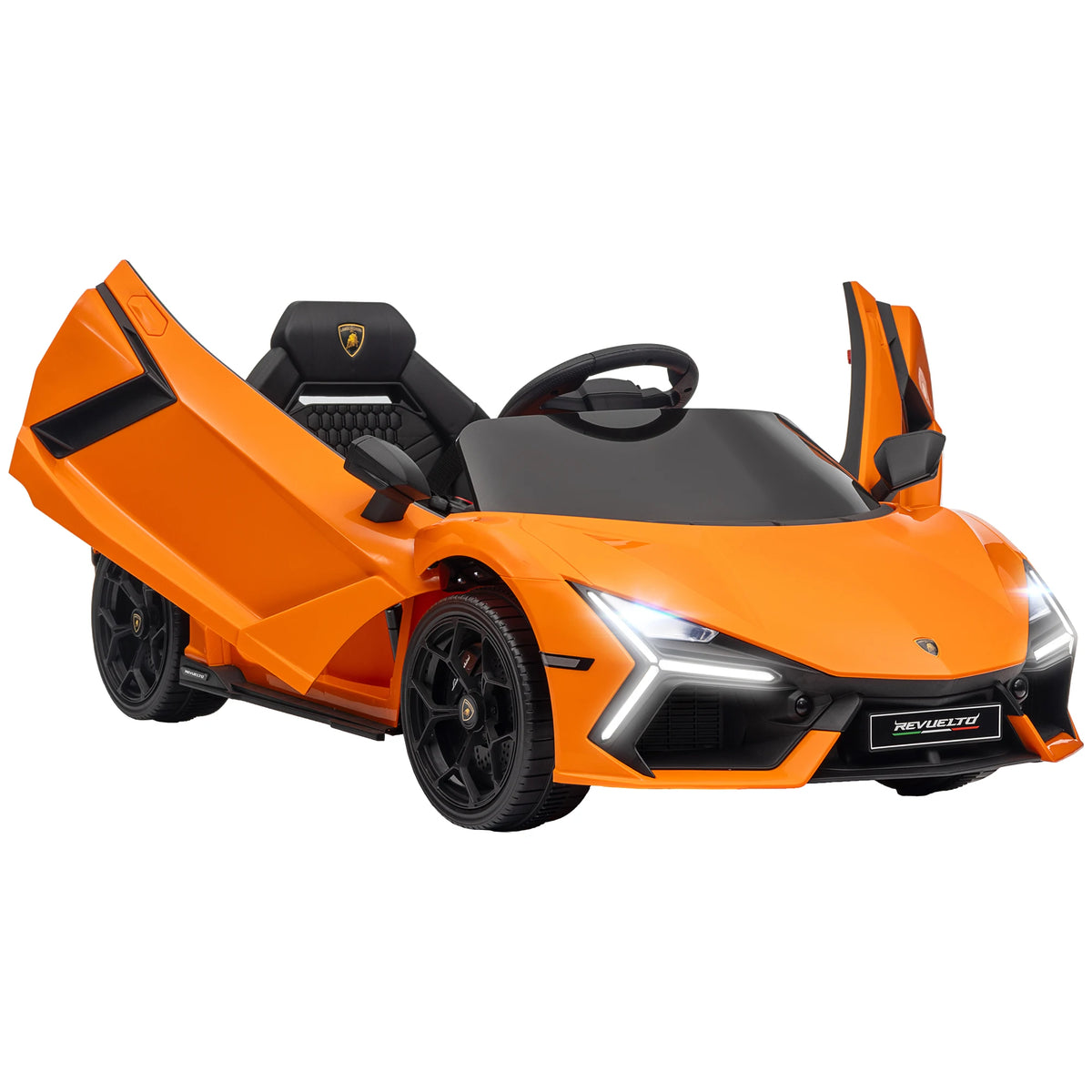 Voiture Électrique Enfant Châssis Métal Orange