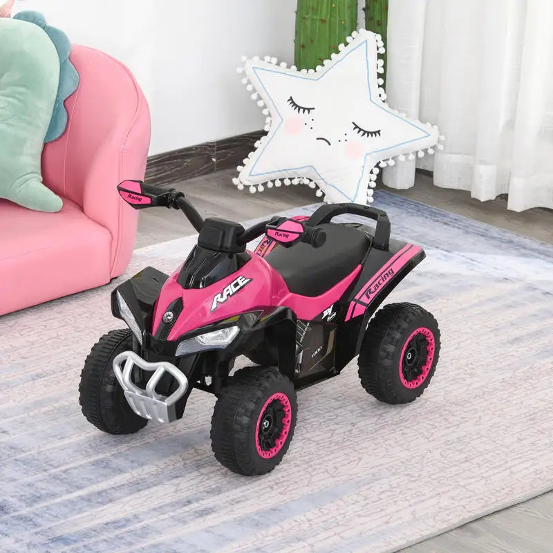 Quad Enfant à Pousser Musique Rose
