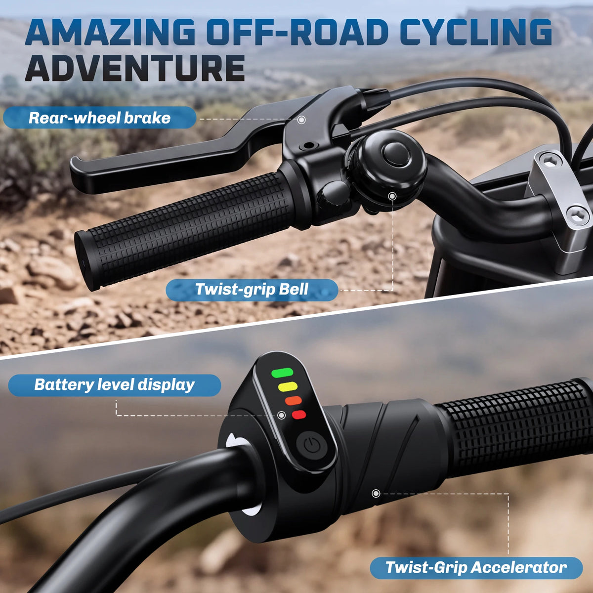Moto Électrique Enfant Batterie Lithium Frein à Disque