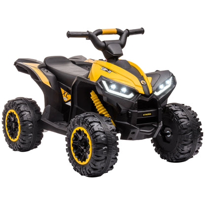 Quad Électrique Enfant 2 Moteurs 2 Vitesses Jaune