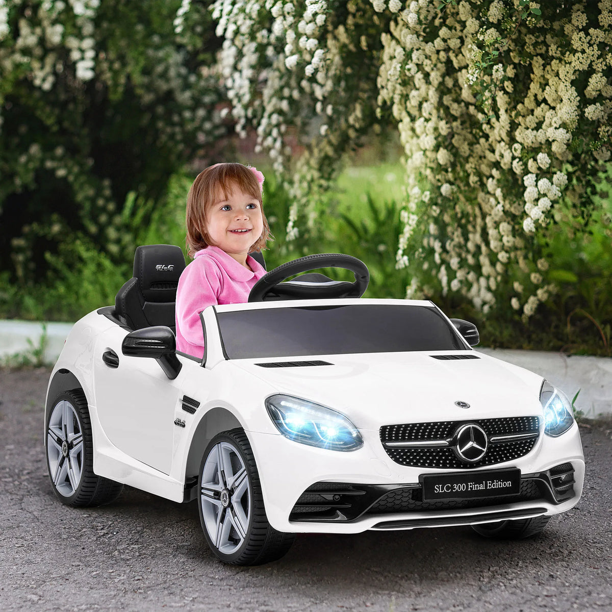 Voiture Électrique Enfant Phares LED et Klaxon