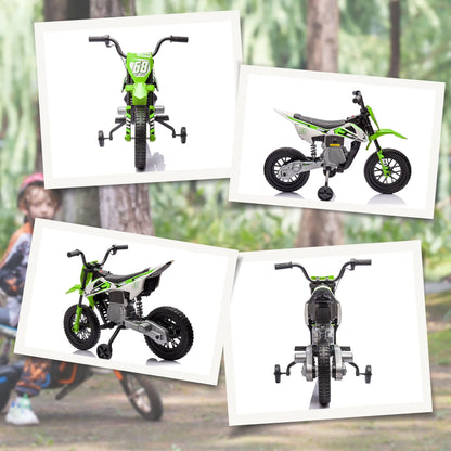 Moto Électrique Enfant Roues d'Apprentissage Musique