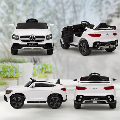 Voiture Électrique Enfant 3 Vitesses Phares LED Blanche