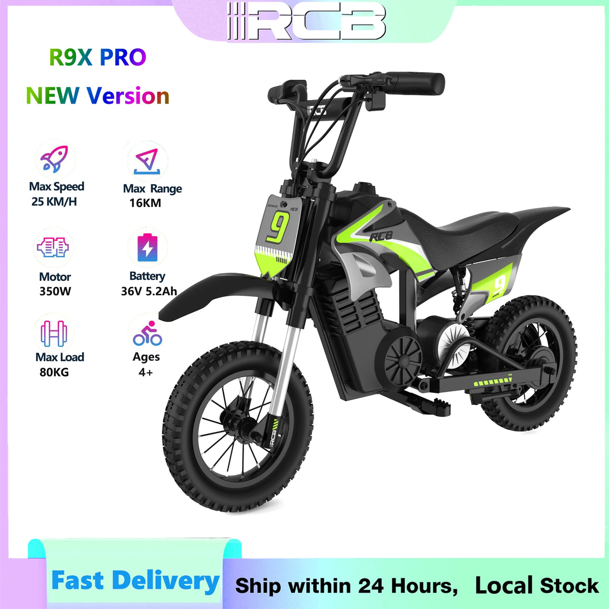 Moto Électrique Enfant Double Suspension