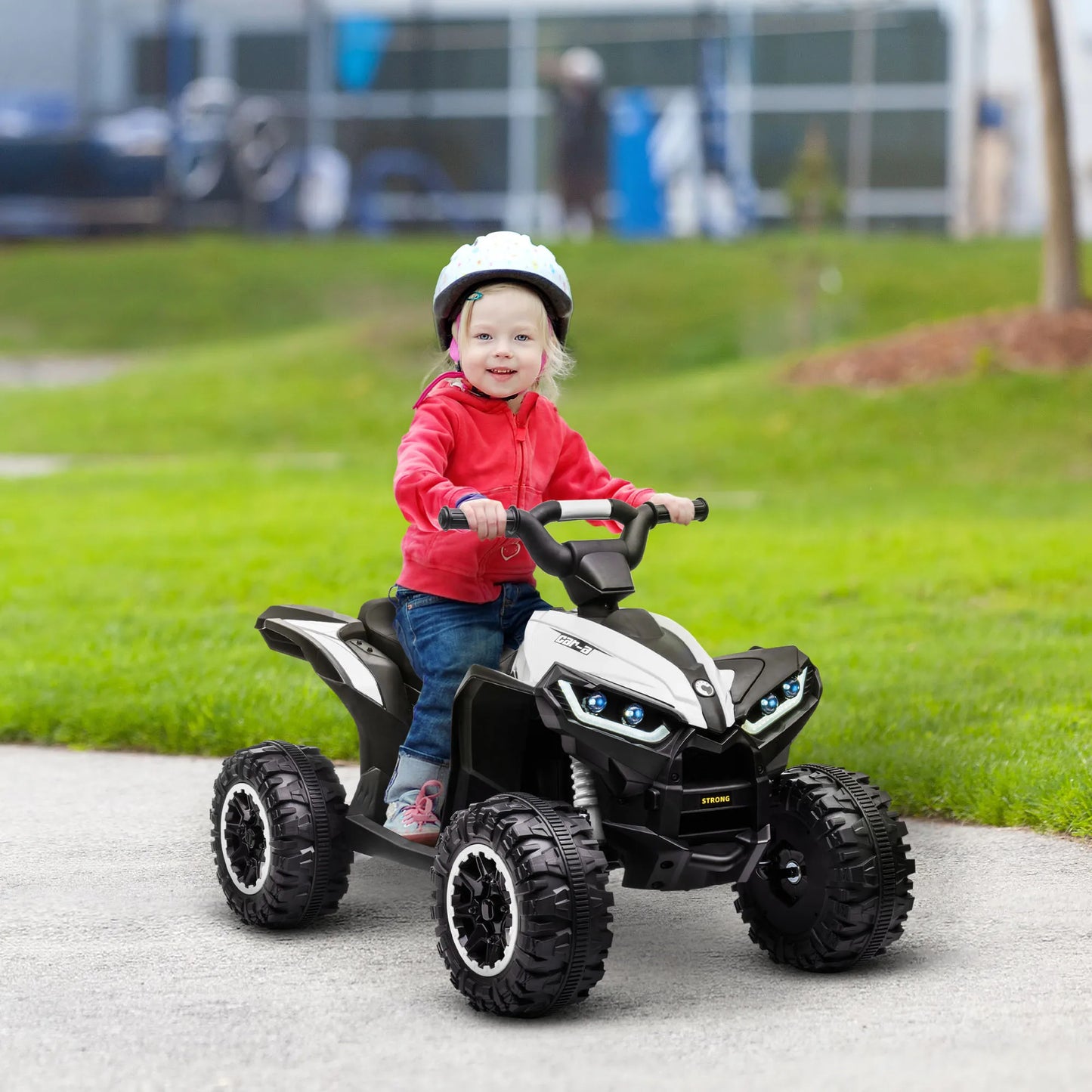 Quad Électrique Enfant 2 Moteurs Klaxon