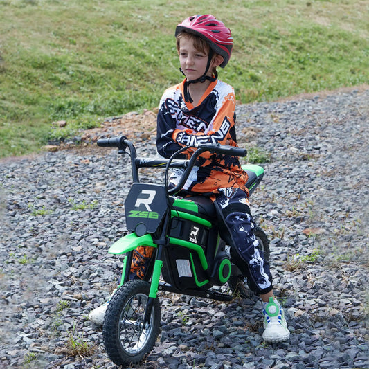 Moto Électrique Enfant Tout-Terrain 350W Verte
