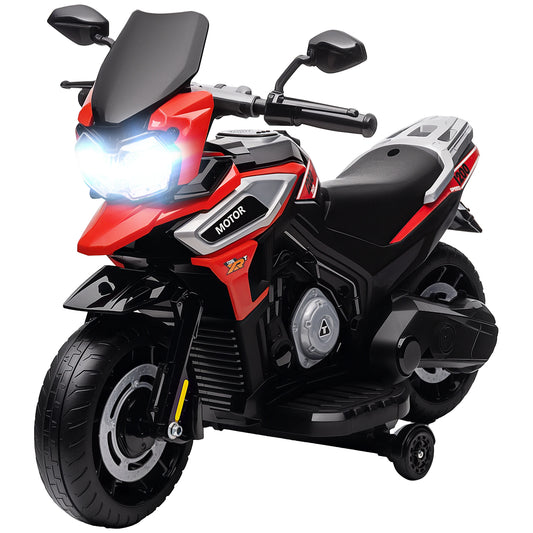 Moto Électrique Enfant Rétroviseur et Pédales