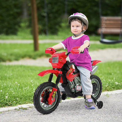 Moto Électrique Enfant Tout-Terrain Lumières et Musique