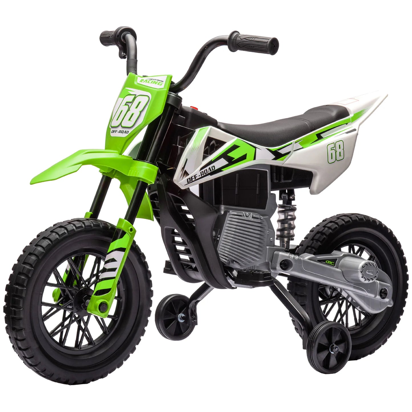 Moto Électrique Enfant Roues d'Apprentissage Musique