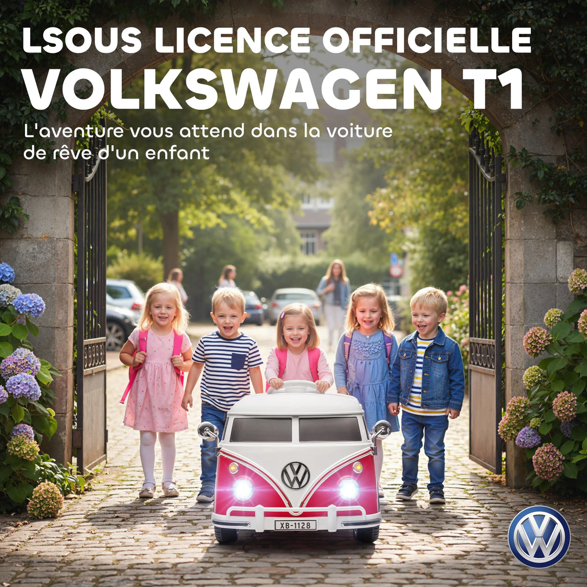 Voiture Électrique Enfant Volkswagen T1