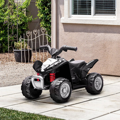Quad Électrique Enfant Phares LED et Klaxon Noir