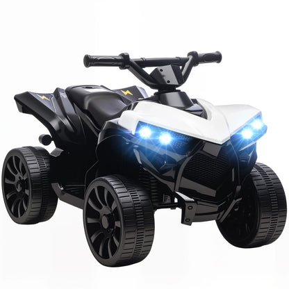 Quad Électrique Enfant ATV Musique et Phares Blanc
