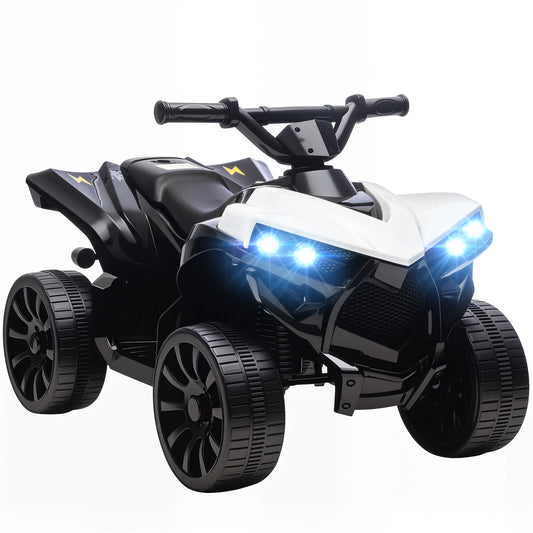 Quad Électrique Enfant ATV Musique et Phares Blanc