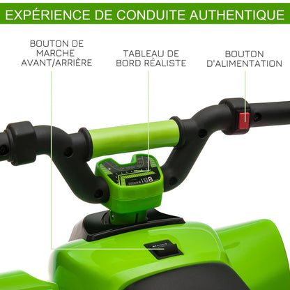 Quad Électrique Enfant Marche Avant Arrière