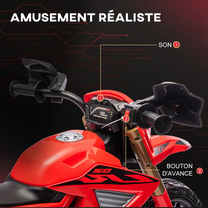Moto Électrique Enfant Cross 2 Moteurs