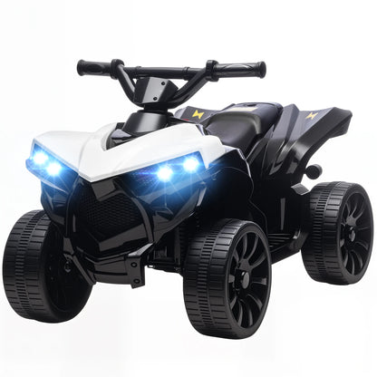 Quad Électrique Enfant ATV Musique et Phares Blanc