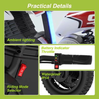 Moto Électrique Enfant Double Suspension