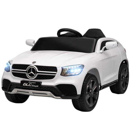 Voiture Électrique Enfant 3 Vitesses Phares LED Blanche