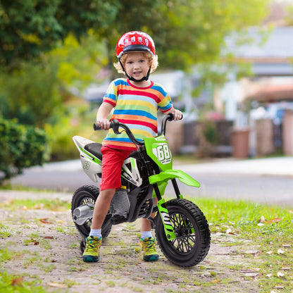 Moto Électrique Enfant Roues d'Apprentissage Musique