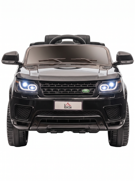Voiture électrique enfant Grand Format Noire - vue face