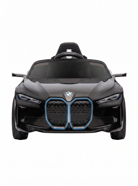 Voiture électrique enfant Musique MP3 Noire - vue face