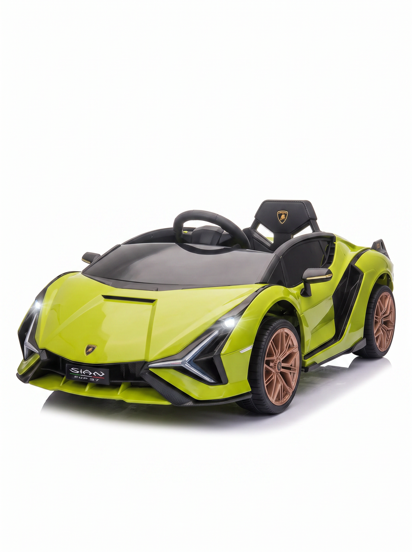 Voiture électrique enfant Lamborghini Sian Sport - vue trois-quarts gauche