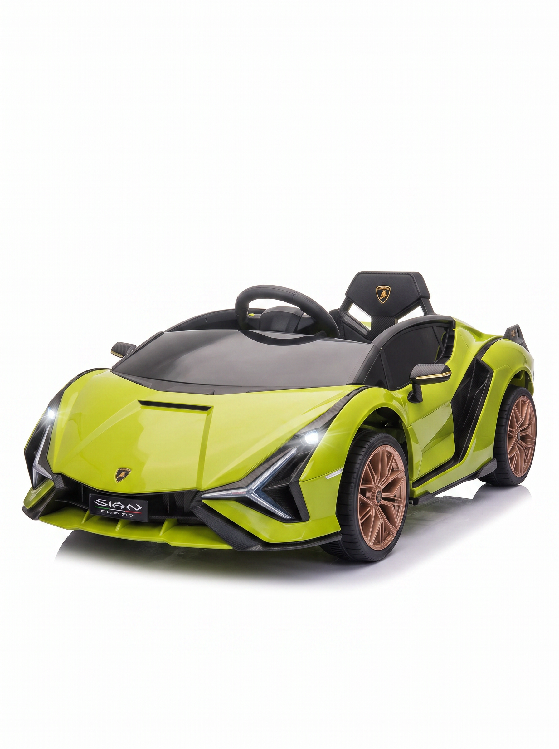 Voiture électrique enfant Lamborghini Sian Sport - vue trois-quarts gauche
